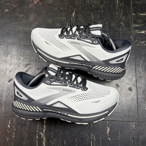 Brooks Adrenaline GTS 23 "Oyster Alloy" 1103911D065 Men’s Size 8 Running Shoes - Picture 1 of 6